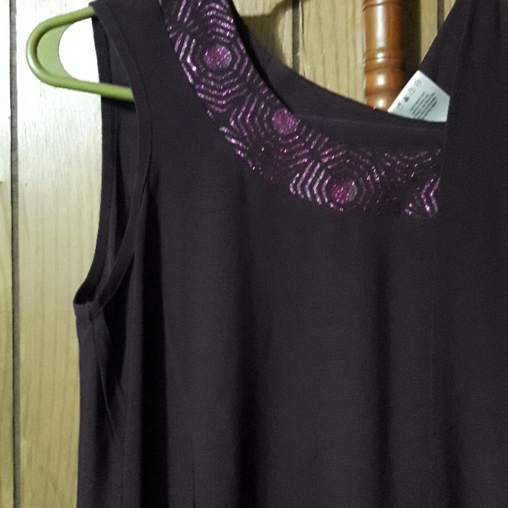 Brand new plum three piece pants suit soft materia - Picture 8 of 8